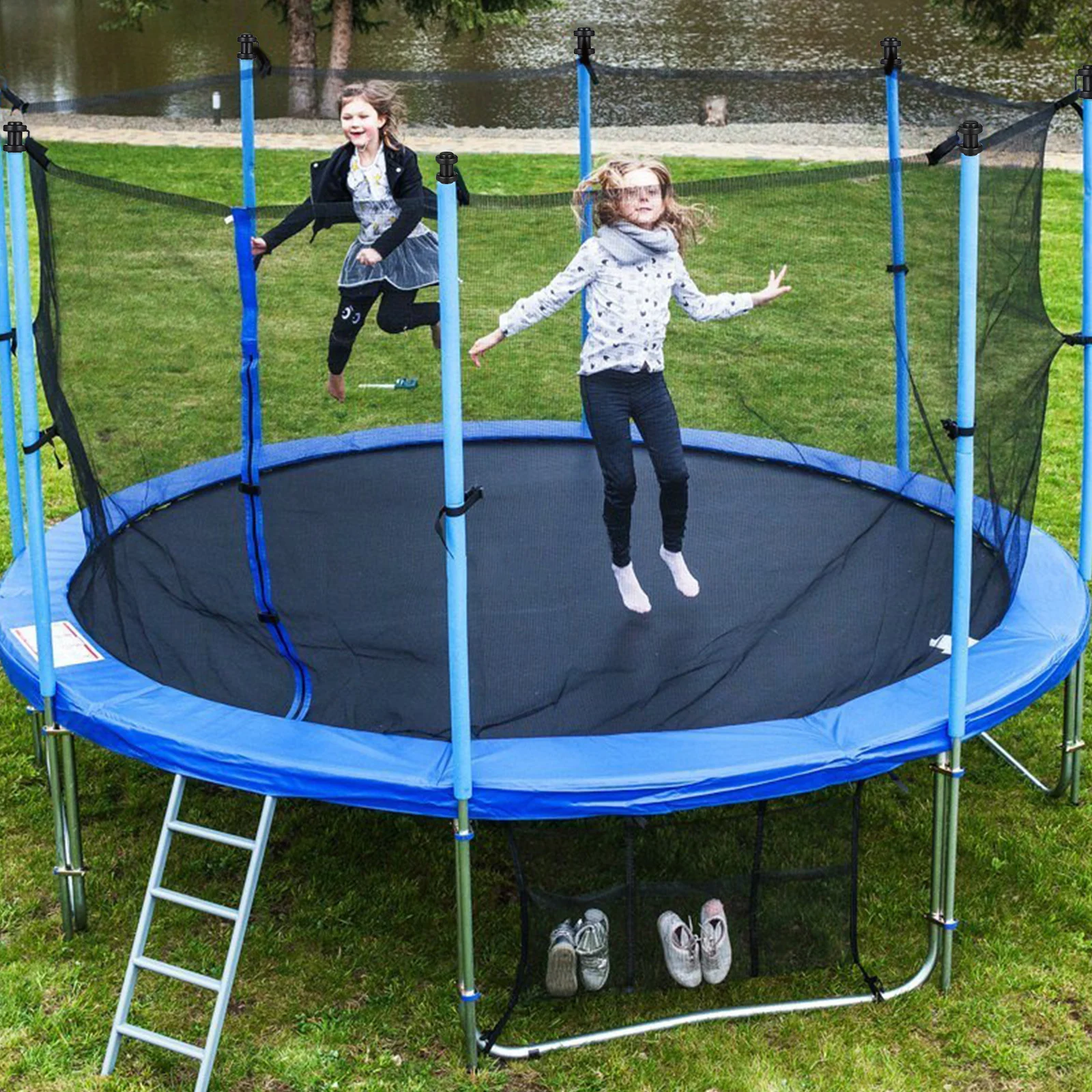 

6 Pcs Protector Trampoline Protective Cap Child Rod Caps Plastic Pp Pole Covers