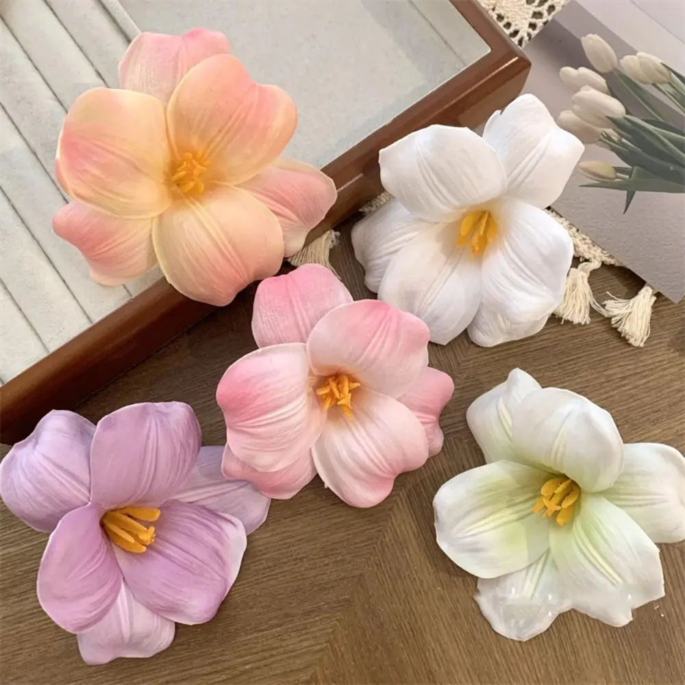 Тканевая заколка для волос с имитацией цветка, корейский стиль, богемный стиль, заколка для волос с цветком тюльпана, головной убор, женские аксессуары для волос на берегу моря