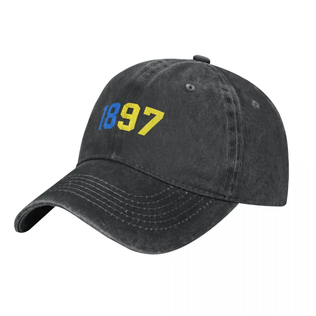 

1897 Union SG Blue Yellow Cowboy Hat Bobble Hat derby hat birthday New Women's 2024 Men's