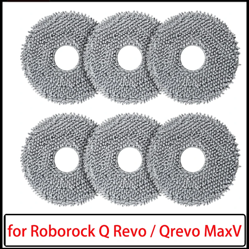 Wipes Mop for Roborock Saros 10R / Q Revo / Qrevo MaxV / Qrevo Master / Qrevo Slim / Qrevo Pro / Qrevo S Robot Vacuum Cleaner