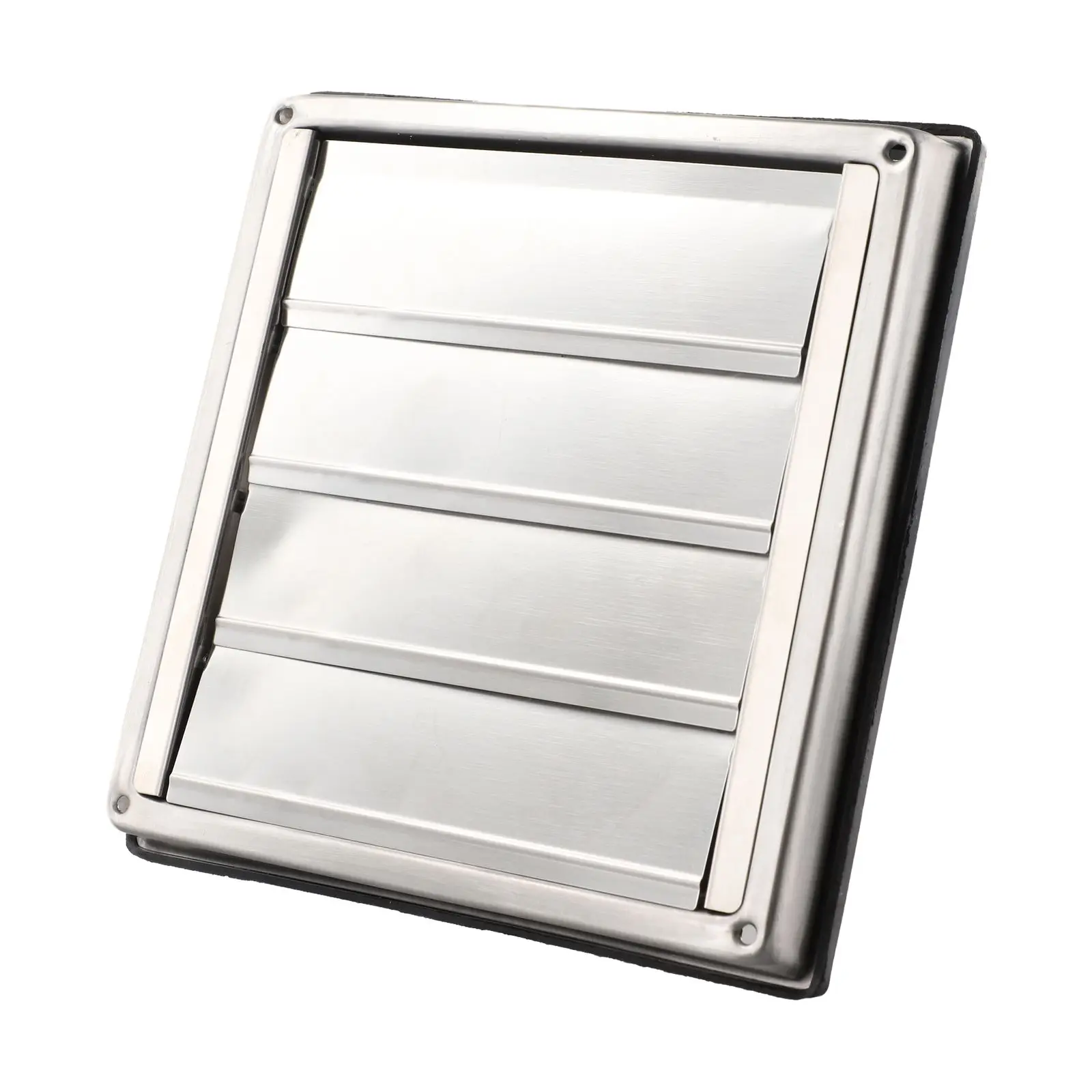 Easy Installation Outdoor Vent Cover with Non Return Louver Minimize Noise and Protect Against Outdoor Elements