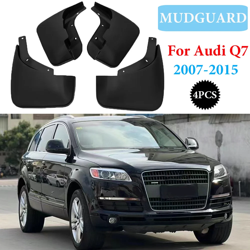 

For Audi Q7 2006-2015 Mud Flap Fender Mudguards splash Mudflaps Guard Fenders Mudguard car accessories auto styline Front Rear