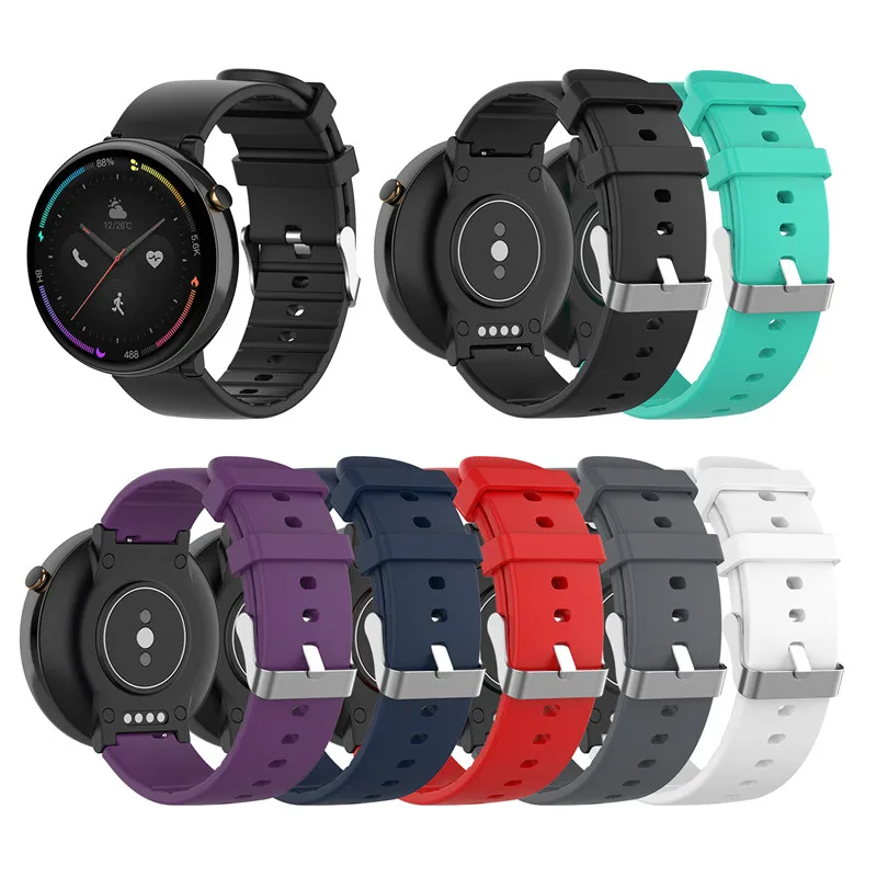 

Silicone Strap For Xiaomi Huami Amazfit Nexo Global Versin Band Replacement Bracelet for Amazfit 2 A1807 Smart Watch Correa