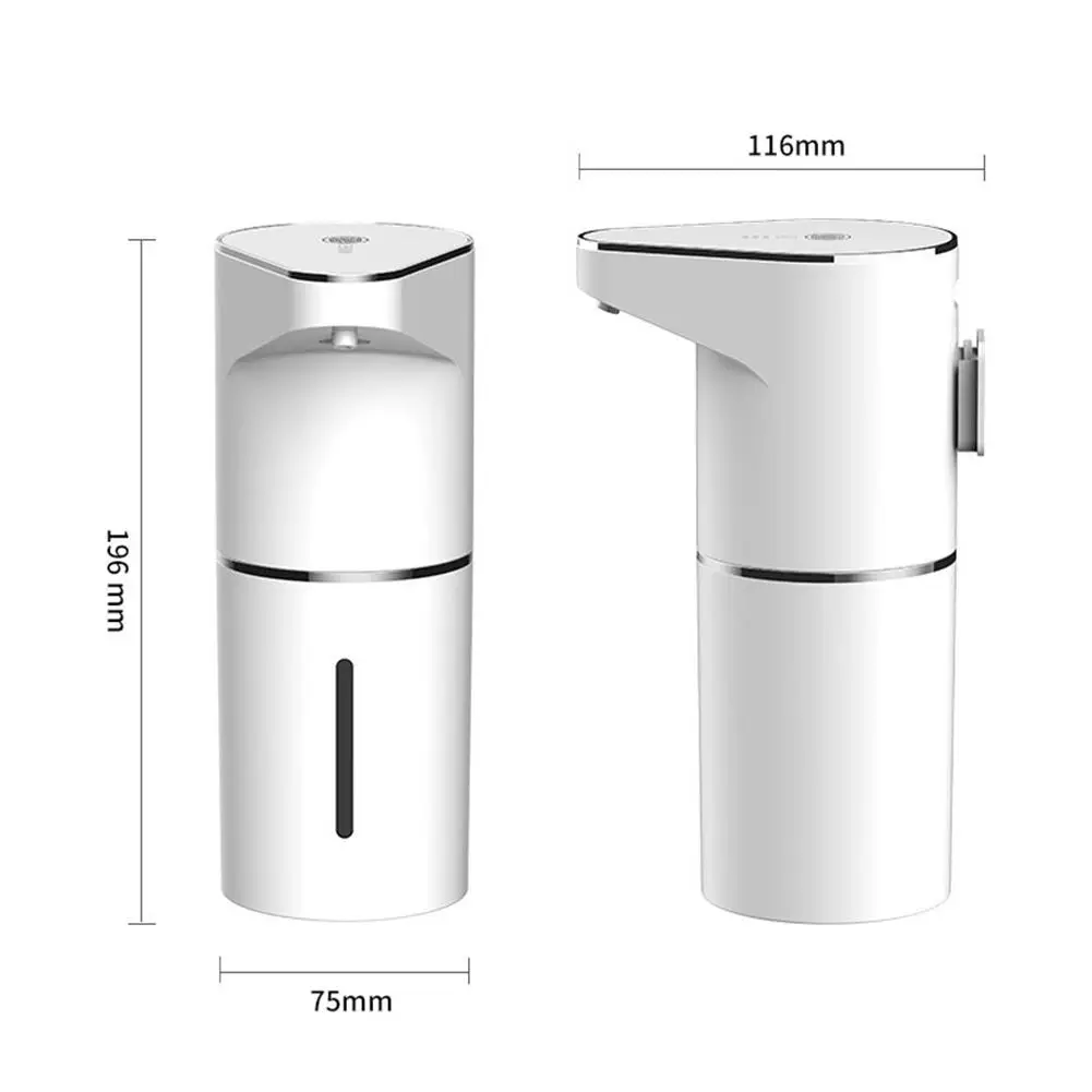 Usb Rechargeable Dispenser 116x75x196mm Automatic Foam Dispenser Fast Sensing Operation Adjustable Foam Levels Dispenser