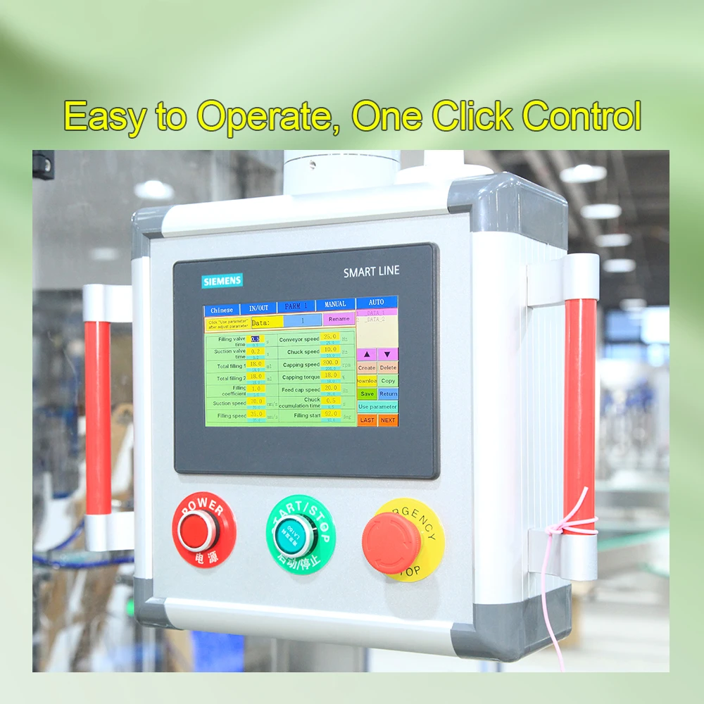 Packaging Equipment 0.1-5 Liter Plastic Bottles Detergent Dishwashing Liquid Filling Capping Labeling Machine