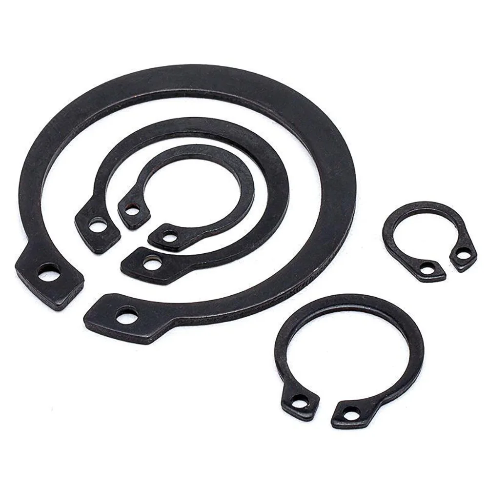 for Shaft M5-M100 Circlip Snap Washer Rings 65Mn Manganese Steel C Type External Circlip Retaining Rings