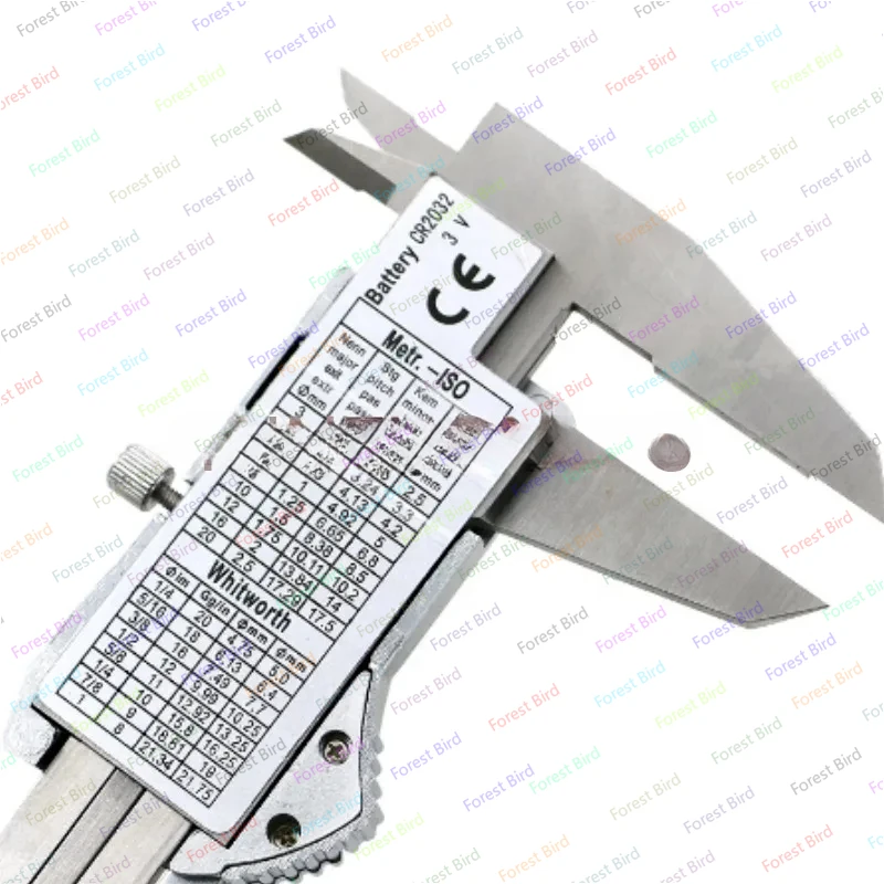 2023 LCD Screen Electronic Digital Caliper High Precision Metal Stainless Steel Vernier Caliper 0-150mm Measure Tool