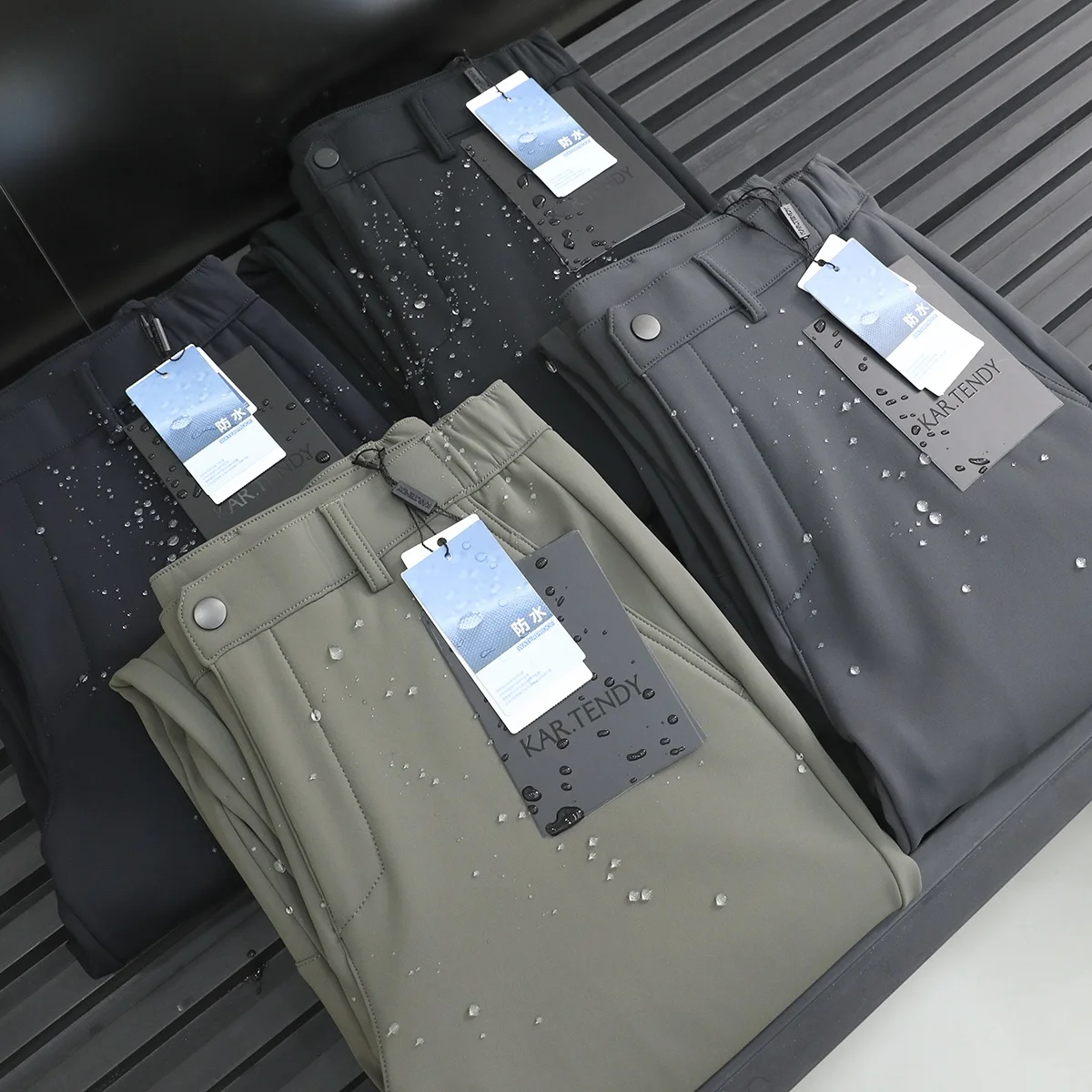 

Мужские повседневные брюки Thiened Fce, ветрозащитные, водонепроницаемые, теплые, нейлоновые, прямого кроя, осенне-зимние, модные, в городском стиле