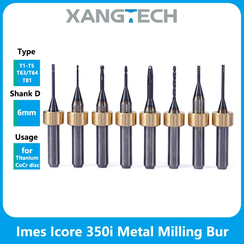 

Фрезы Imes Icore 350i для металлообработки, зуботехнические CAD/CAM диски для шлифовки титана, инструменты с диаметром хвостовика 6 мм