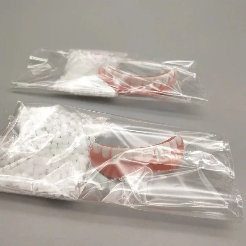 1 قطعة غطاء الأسنان وهمية العلوي الأسنان السفلية سيليكون وهمية الأسنان الجمال أداة التجميل الرعاية طقم أسنان أداة ملصقات الأسنان