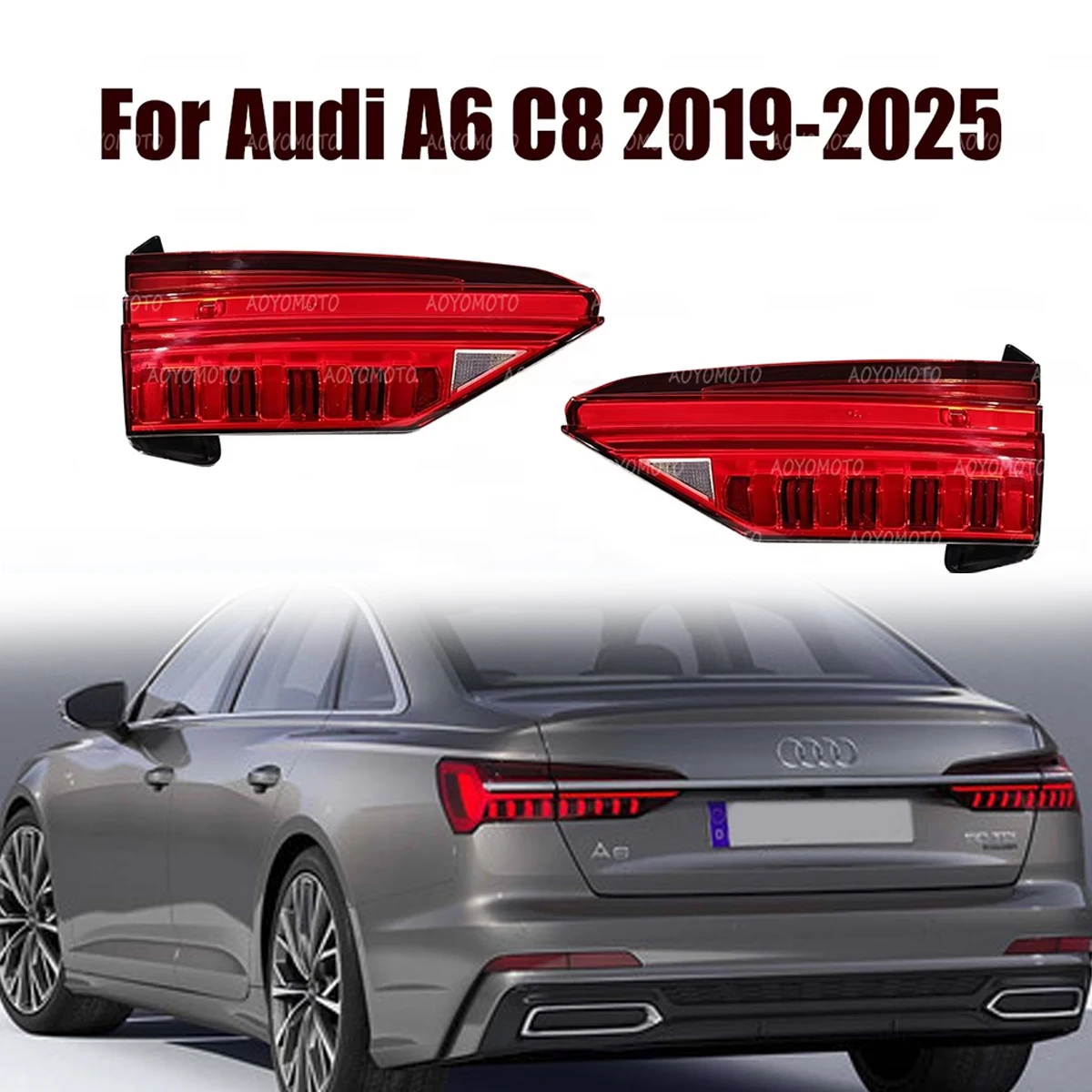 Tail light a6 c8-AliExpress