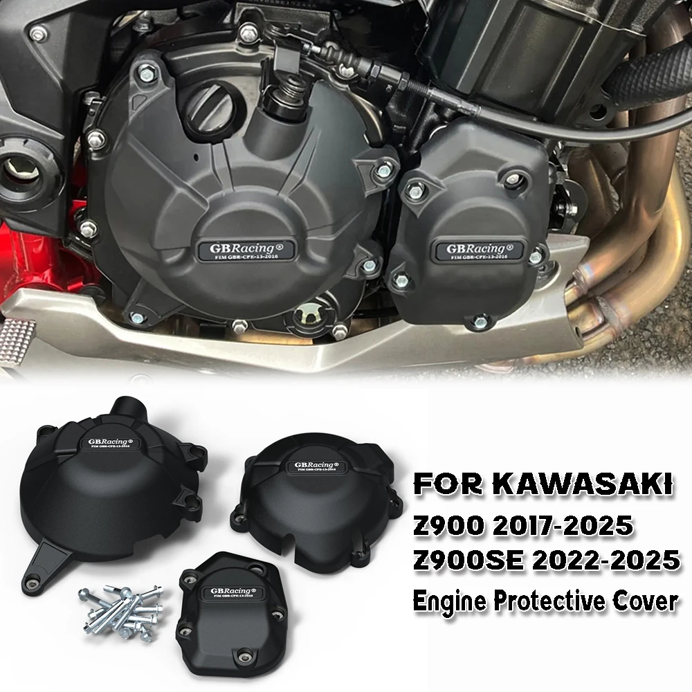 

Motorcycles Engine cover Protection case For Kawasaki Z900 2017-2025 Z900SE 2022-2025