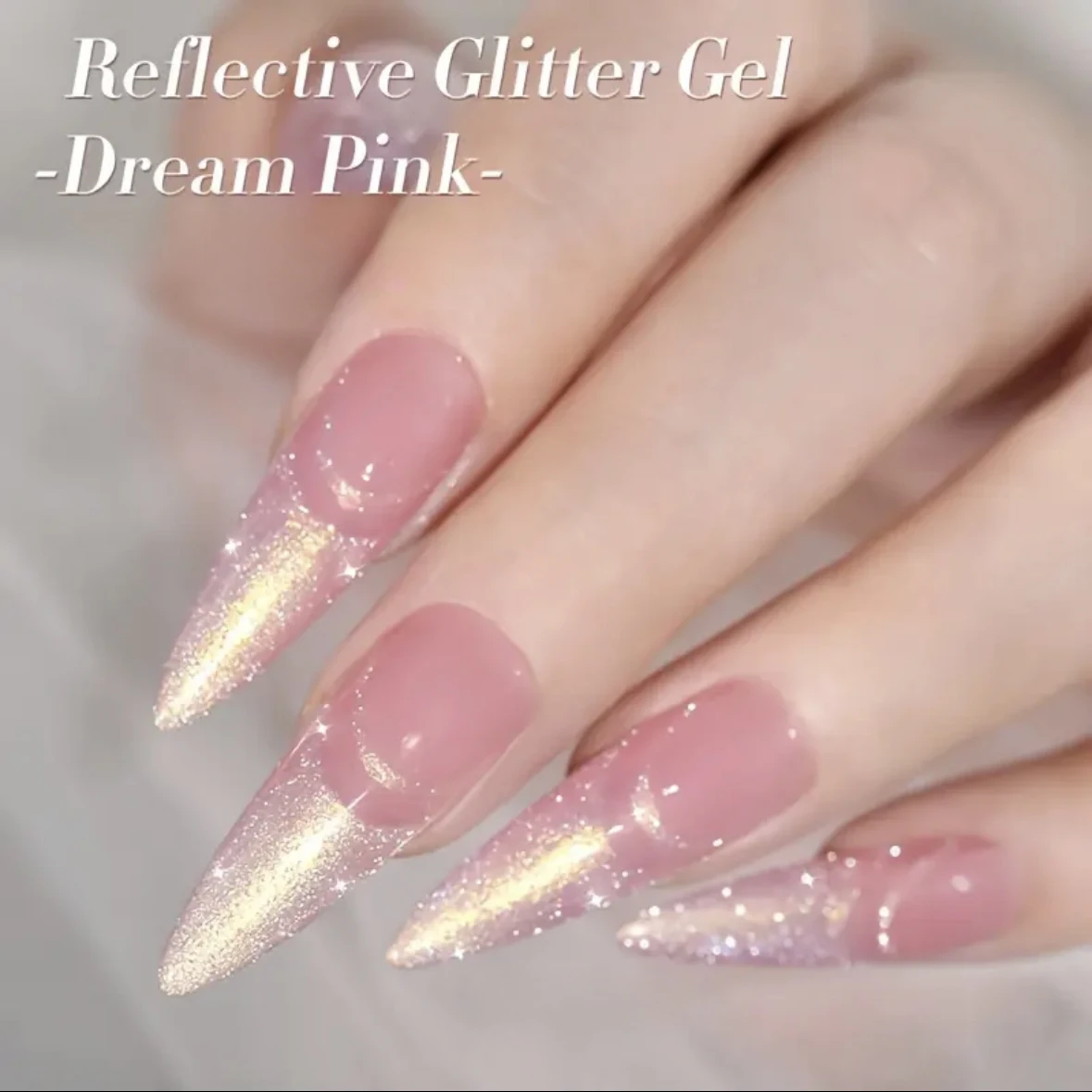 12ml 1 pçs luz dourada flash glitter gel unha polonês 2025 novo popular verão unhas branqueamento gel polonês branco rosa unhas