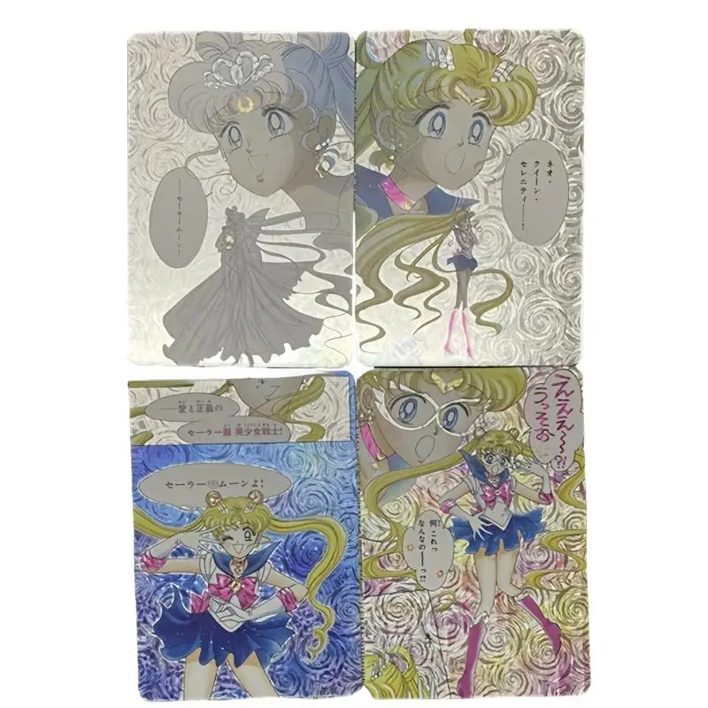 SAILOR Moon แฟลชการ์ด Usagi Tsukino Mizuno Ami Aino Minako Van Gogh Series DIY 10Pcs อะนิเมะคอลเลกชันการกระทําของเล่นตัวเลขของขวัญ