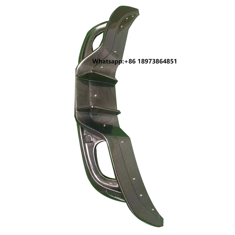 

High Quality Carbon Fiber Rear Splitter Lip for Jaguar F-type 2013-2019 Rear Bumper Diffuser Perfect Fitment