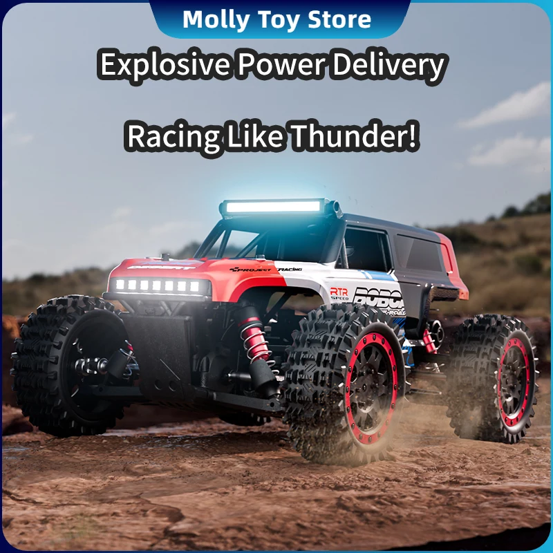 

Bobcat Brush 1/16 Rc Car 4WD Off-Road RTR Full Proportional Throttle High-Speed Remote Control Simulation Car Toy Kids Gifts