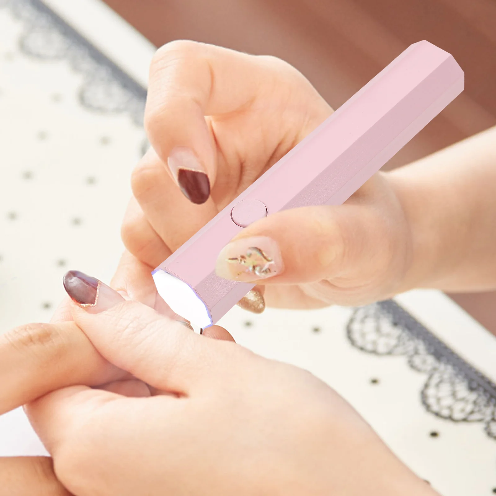 الأشعة فوق البنفسجية الصغيرة للأظافر هلام المحمولة الفن مصباح التجفيف السريع مانيكير مجفف أداة Usb مجفف طلاء الأظافر سطح المكتب مسمار مصباح للمنزل #6