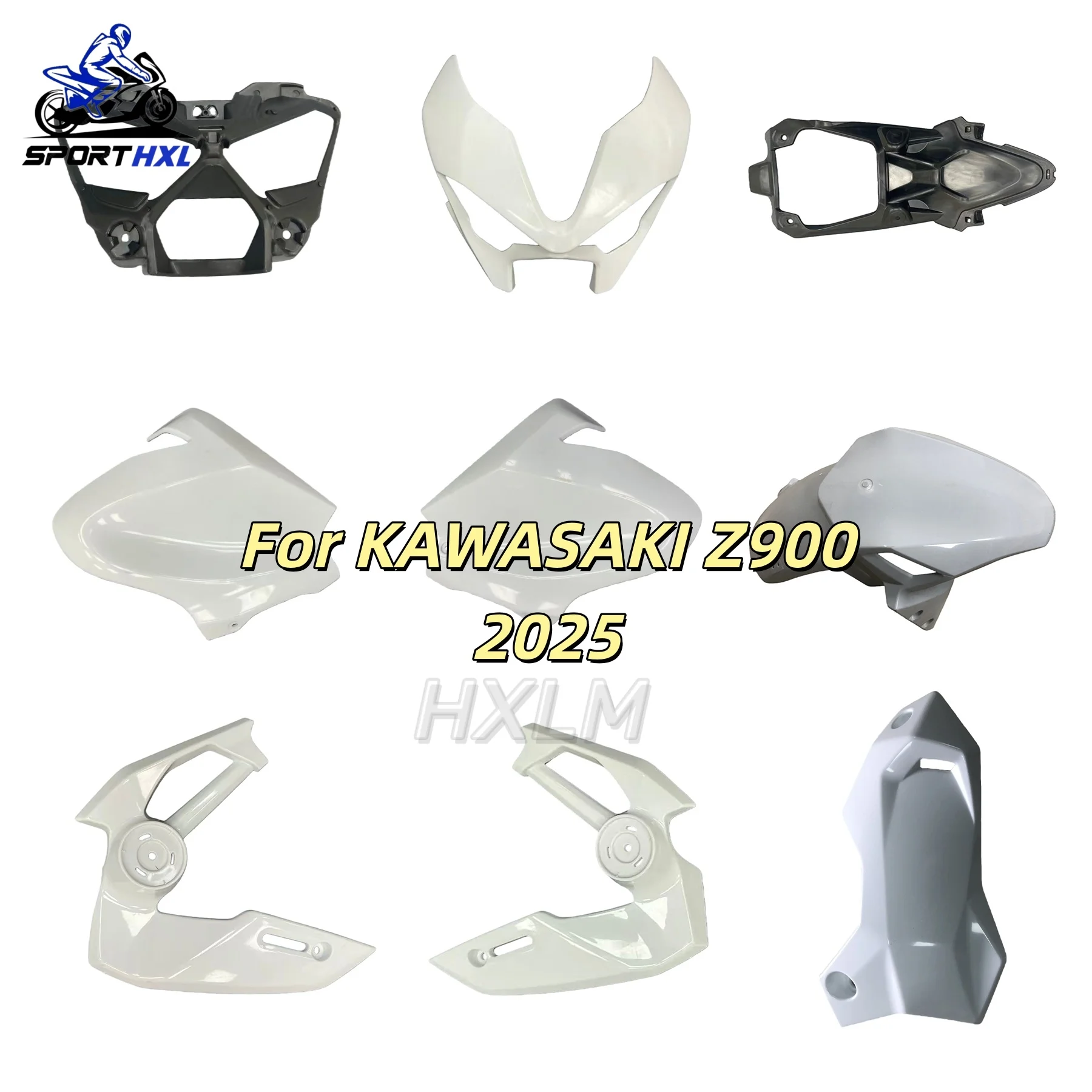 

Motorcycle Fairings Kit Fit For Z900 2025 Bodywork Set High Quality Abs Injection Unpainted Bodywork Accessories Customized