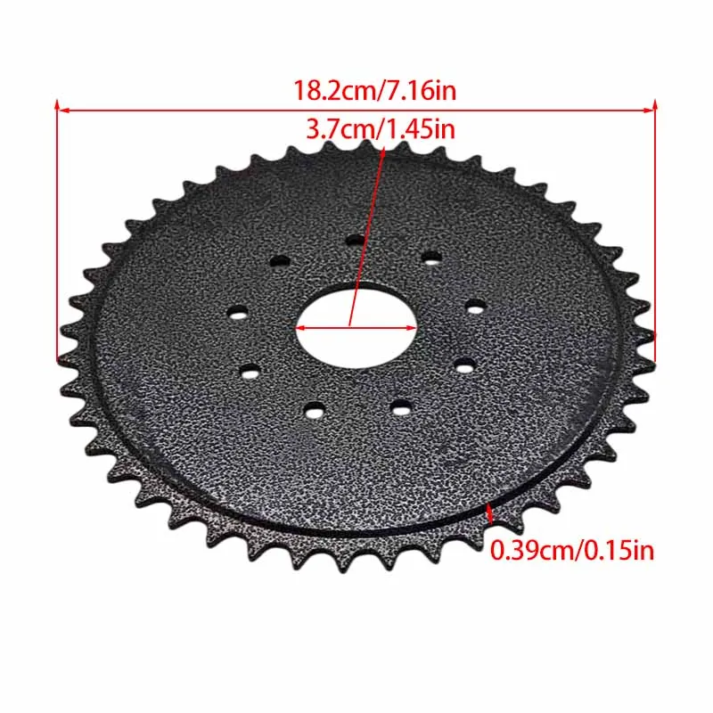 Rear Drive Sprocket  9 holes 44 Tooth For 49cc 66cc 80cc Motorised Bicycle Bike Rear Drive Sprocket
