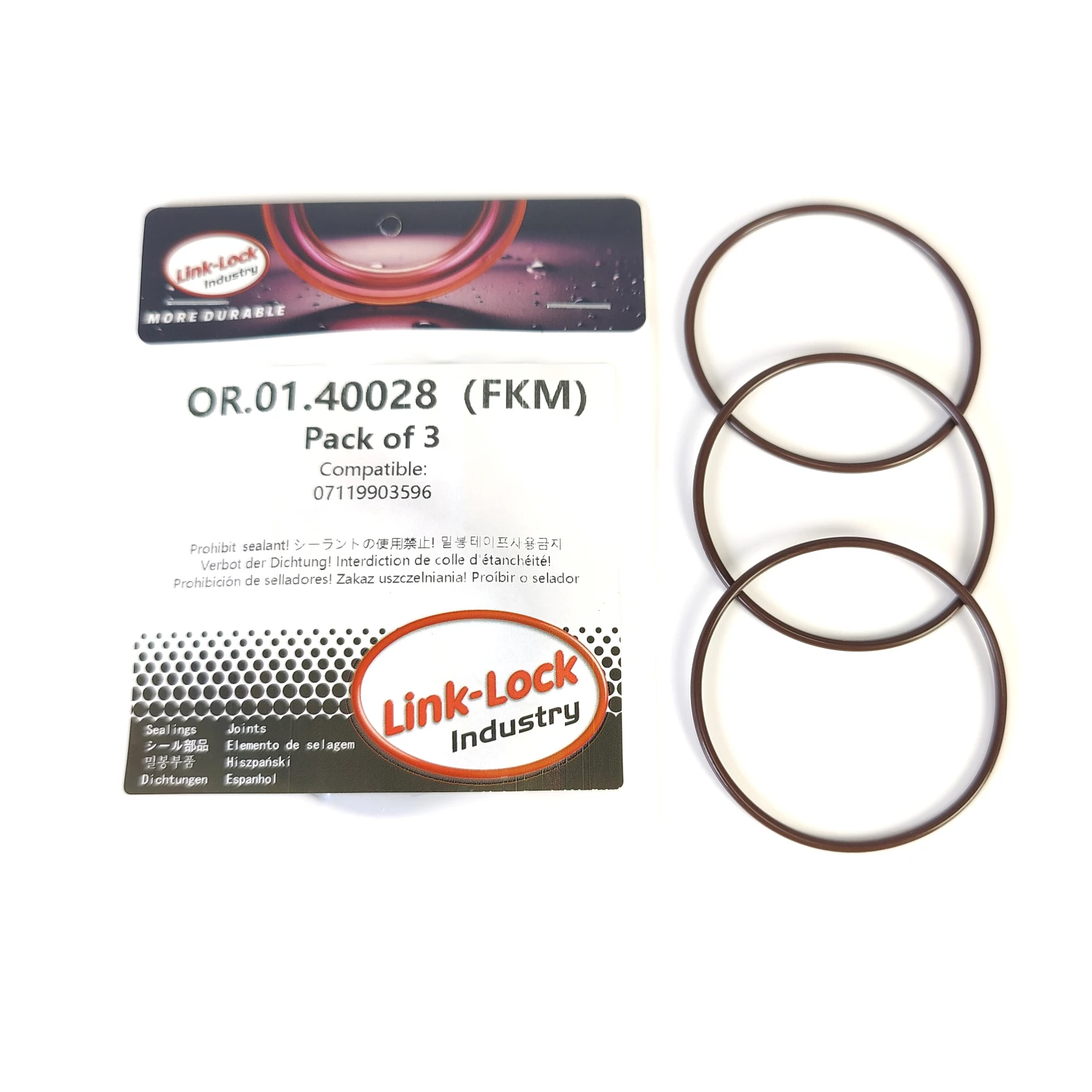3PCS Fkm Viton OR.0…