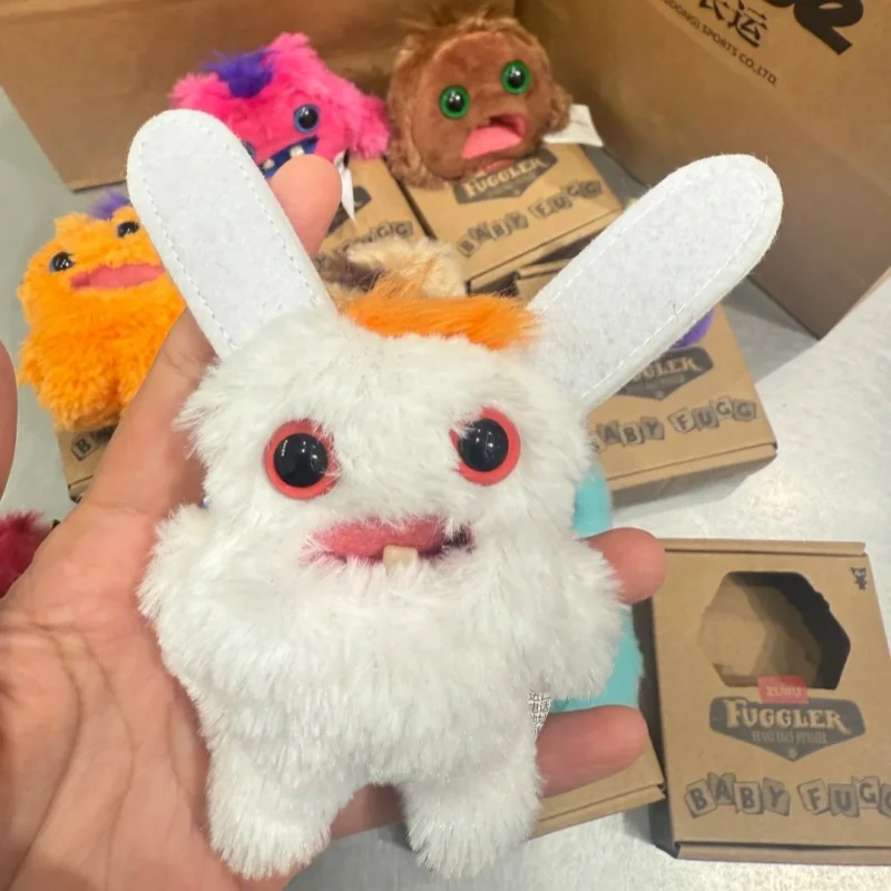 Original Fuggler Baby Fugg Series 4th Generation Mini Soft Plush Doll Teeth Monster Ugly Cute Funny Birthday Christmas Gift Toys