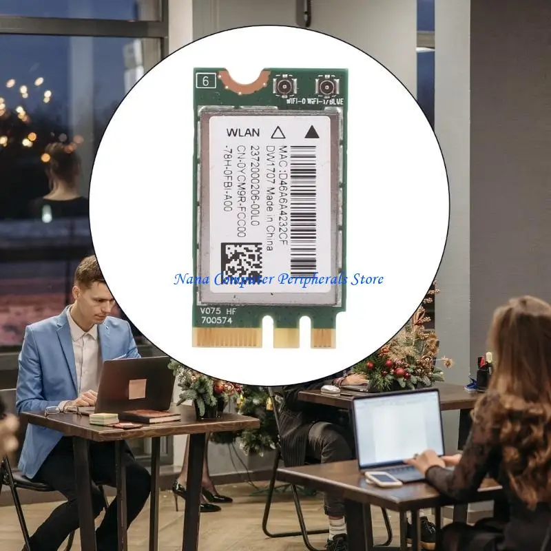 

Сетевая карта F68C 2,4G 100 Мбит/с QCNFA335 M.2 NGFF Беспроводная карта Wi-Fi Wlan DW1707 VRC88