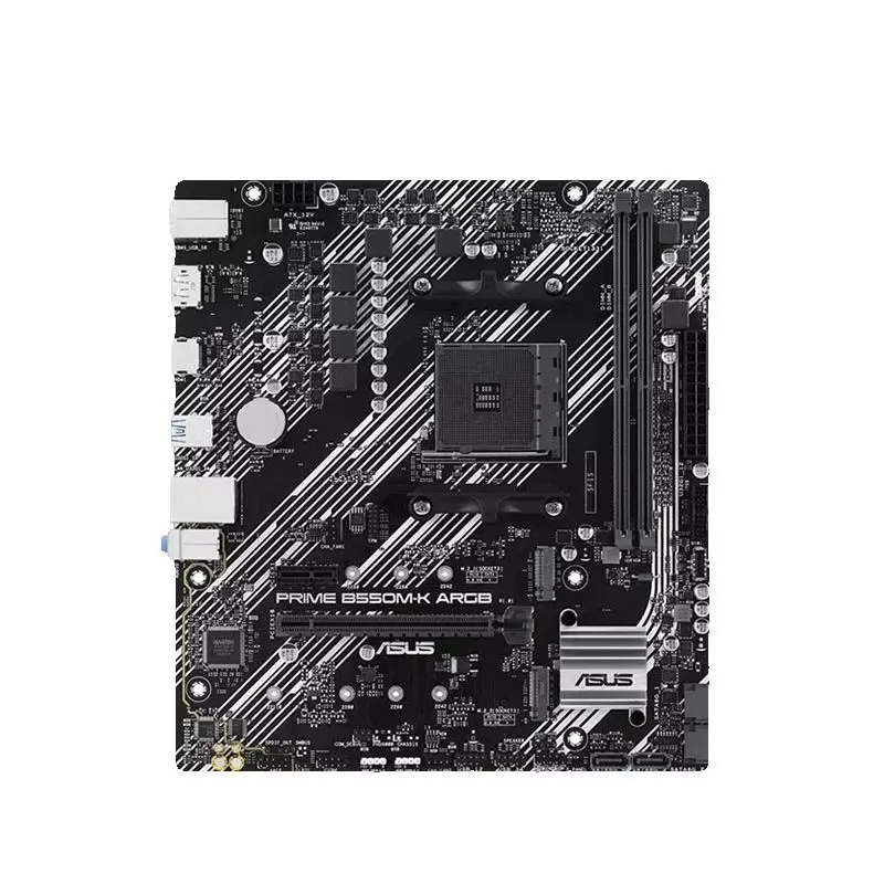 اللوحة الأم ASUS الجديدة PRIME B550M K ARGB AMD B550 micro-ATX مع مقبس AM4، تدعم AMD Ryzen ™ سلسلة 5000 #3