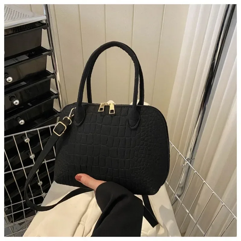Bolso cruzado de ocio para mujer, bandolera de hombro Simple, a la moda, primavera, 2023