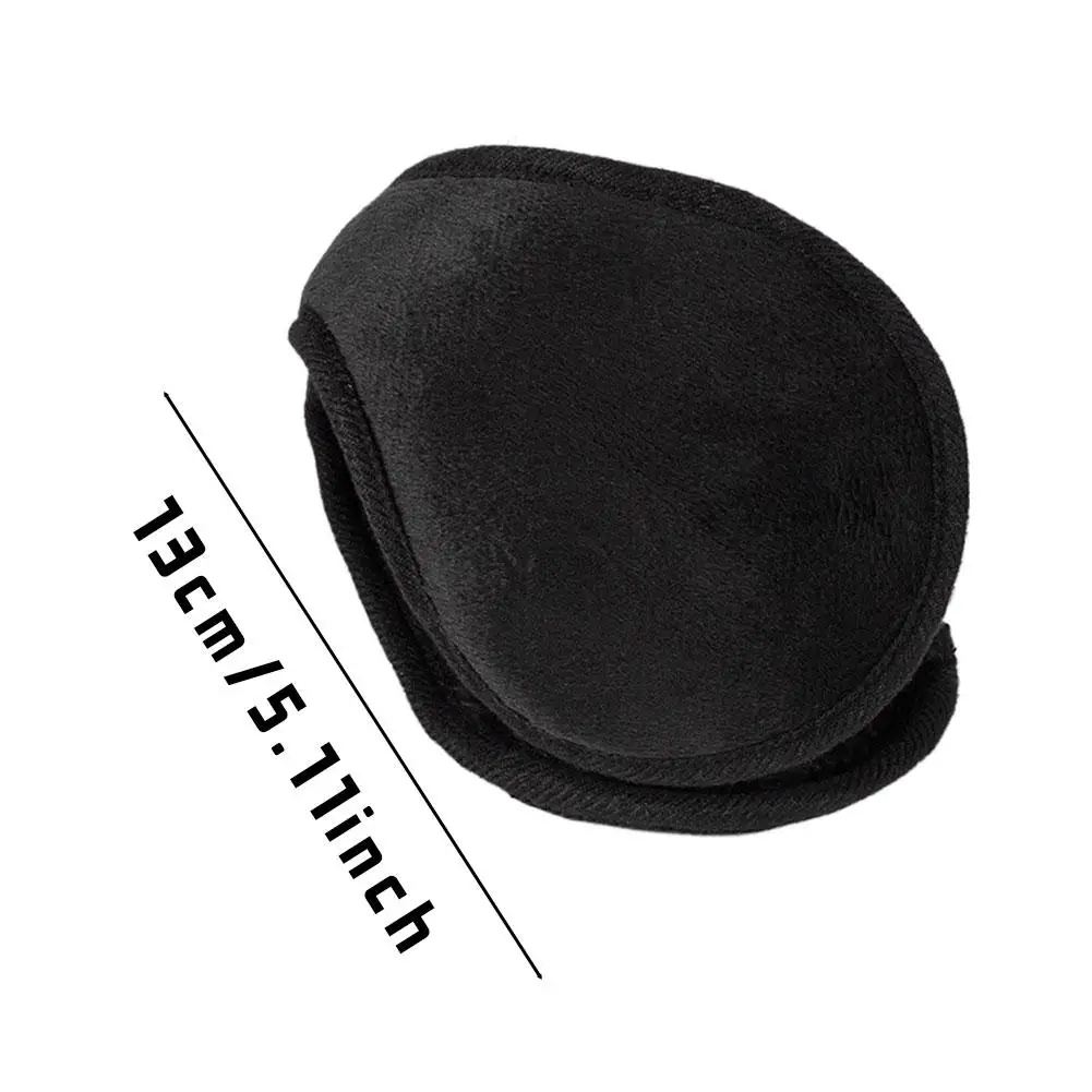 2 قطعة غطاء للأذنين دافئ للرجال الشتاء مع غطاء للأذنين سميك من القطيفة لحماية الأذن من البرد حقيبة أذن مريحة على الموضة