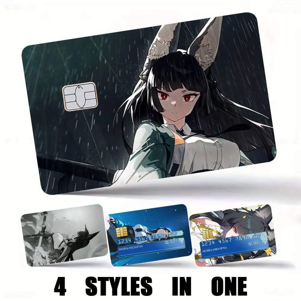Zone Zero-o Miyabi Hoshimi Credit Card HD Stickers Premium matte film effectively prevents fingerprints and daily abrasion.