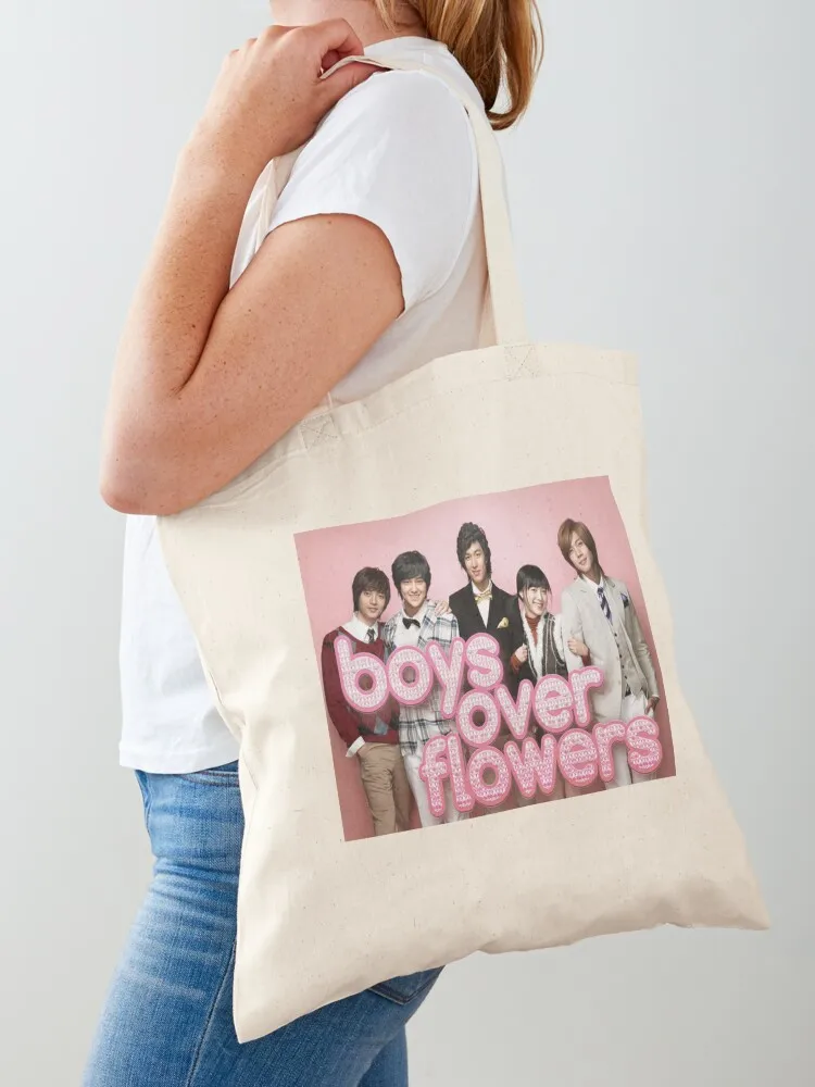 

[BOYS OVER FLOWER] BOF Tote Bag tote bag canvas Women's shopper hand bag ladies Shopper