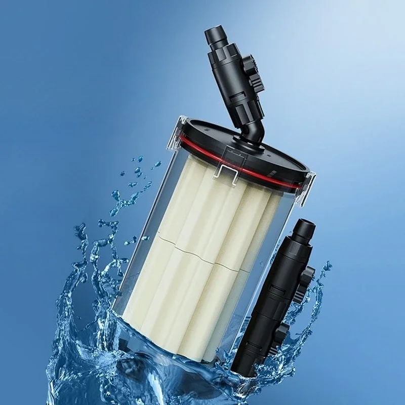 Aquarium Filter Bucket External Front Multifunctional Fish Tank Filter Barrel Aquatic Plants Tank Flters Fishbowl Water Purifier