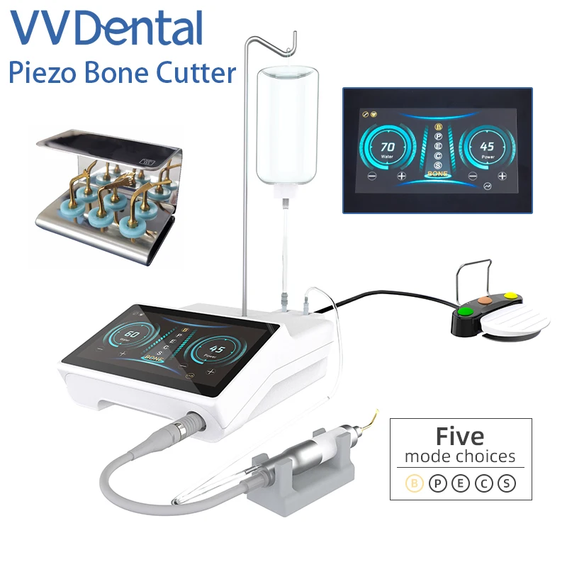 

VVDental Dental Piezo Bone Cutter ультрахирургия пьезо оборудование Стоматологические имплантаты мотор ультразвуковая костная Хирургия Машина с бриллиантом