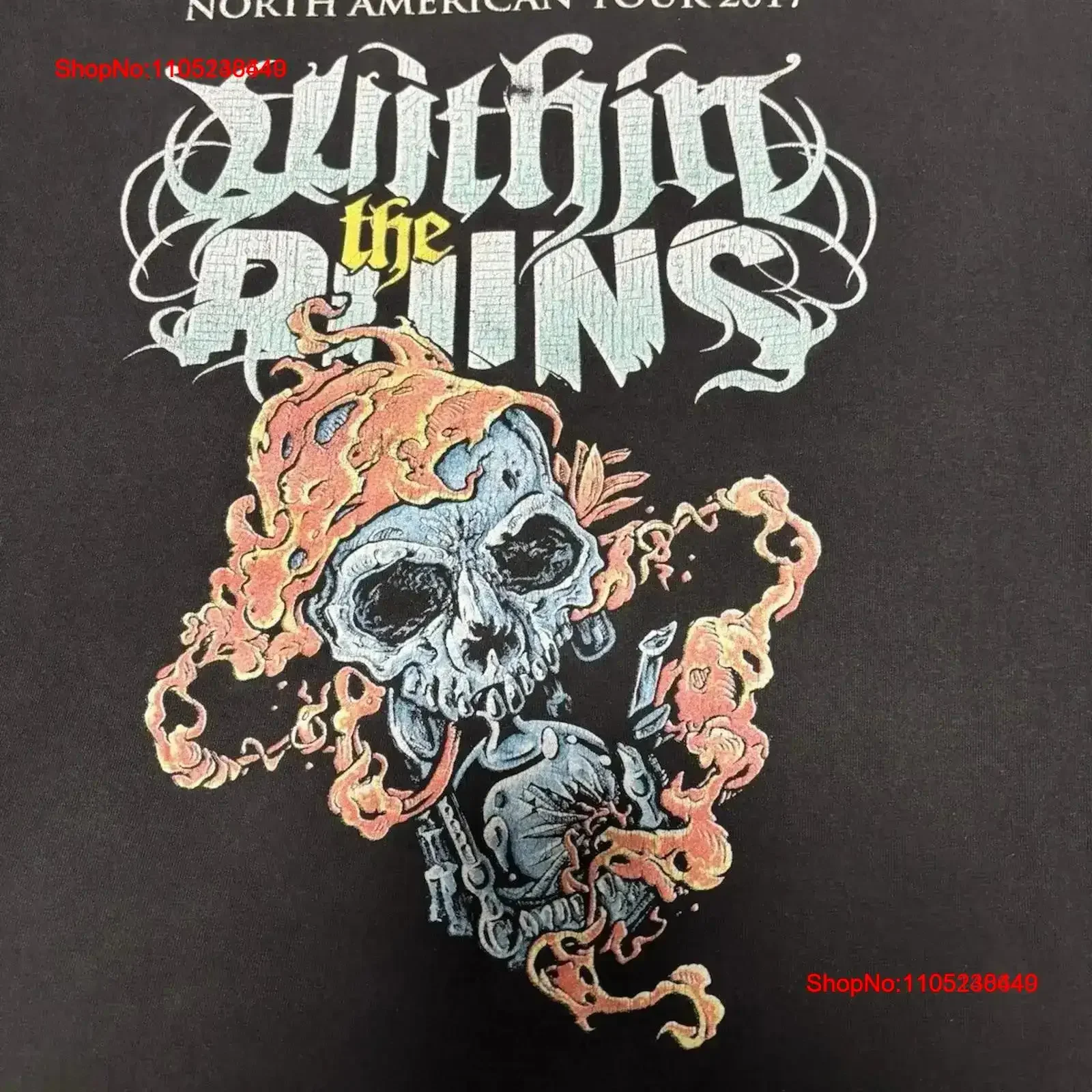 2017 Within The Ruins Band Tour Colleciton For Fan S to 5XL T shirt ZL1669 vintage Washed Stretched Soft Breathable Slightly
