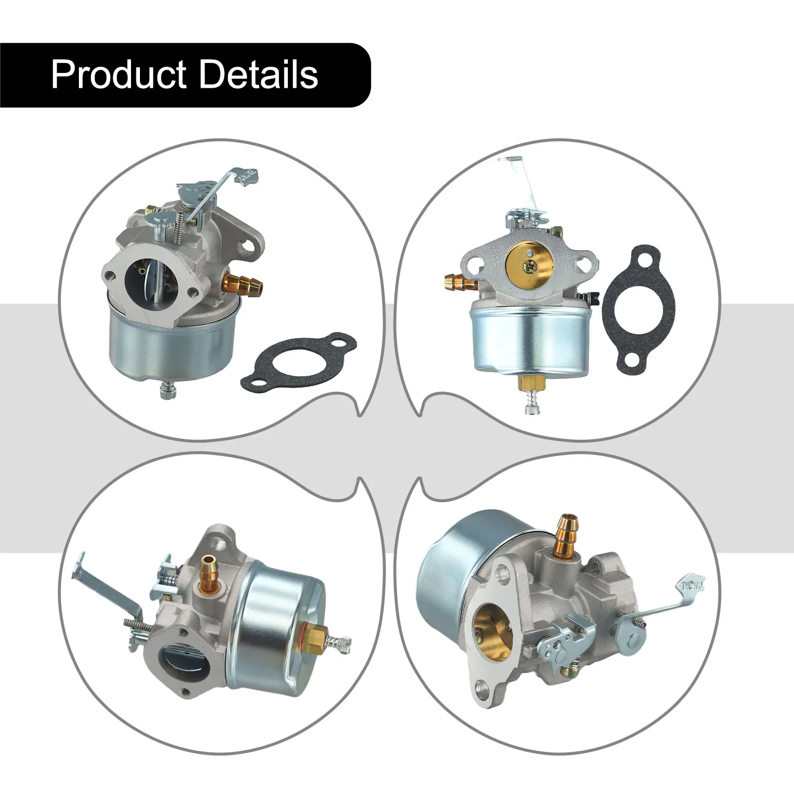 For TECUMSEH Carburetor Replacement for H30 H50 H60 H70 H80 H5065597 for Smooth Operation in Snow and Soil Applications