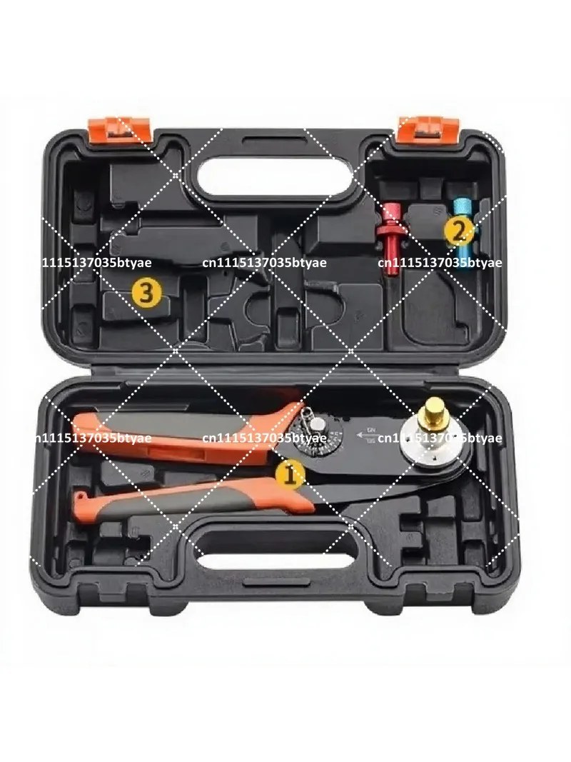 Solid Contacts Crimping Tool AWG 26-12 Adjustable Pin Crimper for Size 12 16 20 DT DTP DTM Series