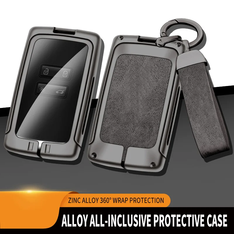

Metal Car Key Case Shell Cover For Renault Koleos Kadjar Scenic Megane Sandero Espace Clio Captur Kangoo Laguna Talisman Twingo