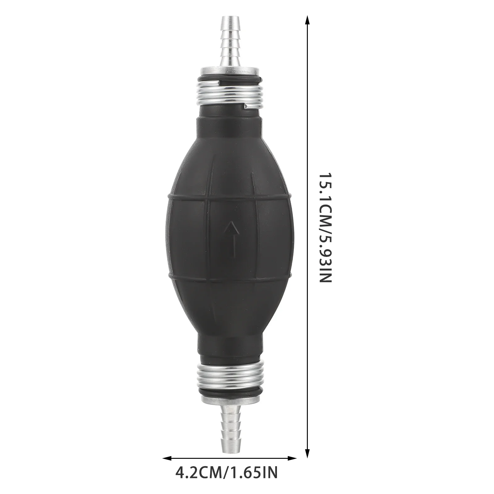 

Hand Fuel Pump 6Mm Black Rubber Aluminum Primer Bulb For Carburetor Low Pressure Systems Marine Boat Outboard Engines Fuel Pump