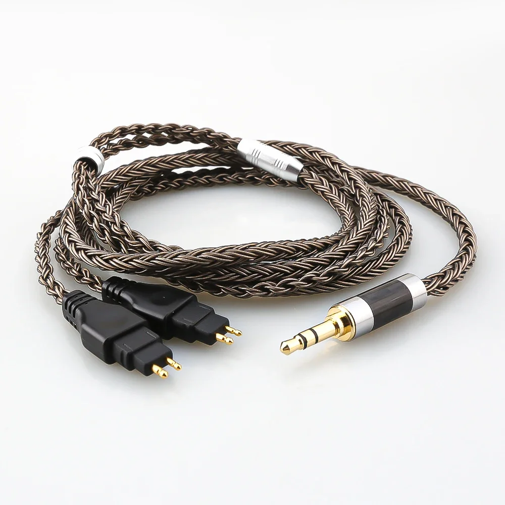 

16 Core 7N OCC Copper Earphone Hearphone upgrade Cable For Sennheiser HD580 HD600 HD650 HD660S hd565 hd545 Better sound