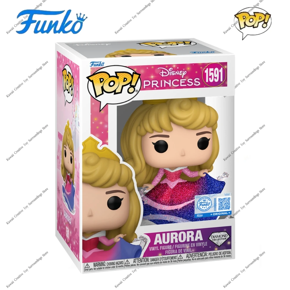 

Aurora (Diamond)1591 Figurine Anime Disney Funko Pop! Sleeping Beauty 4.5 inch Vinyl Figure Limited Edition Model Toy Gift