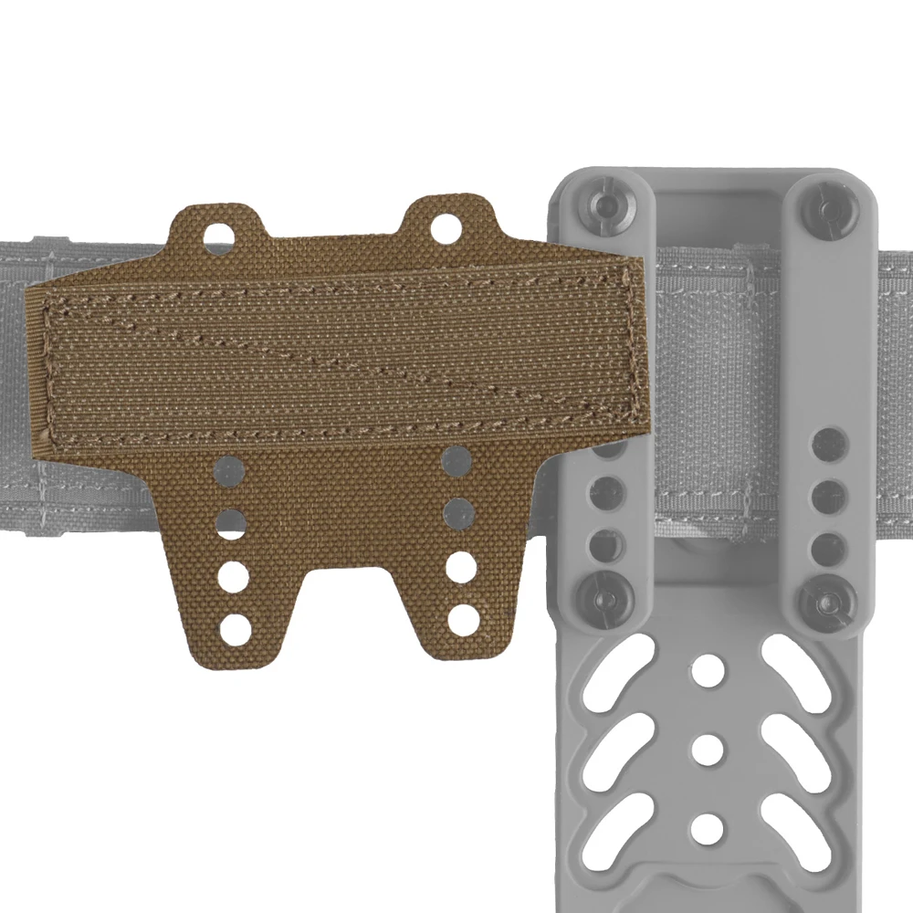 Modular Holster Mount Adapter Bridge Hook Loop Fastener for Tactical Drop Leg Platform QLS Hunting