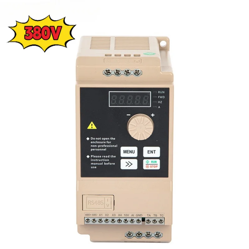 عاكس VFD صغير من سلسلة KM510، 220 فولت/380 فولت، 0.75 كيلو وات إلى 2.2 كيلو وات، التحكم في الحلقة المفتوحة V/F، التحكم في جهد PWM، 74.62 × 151.62 × 110.8 مم