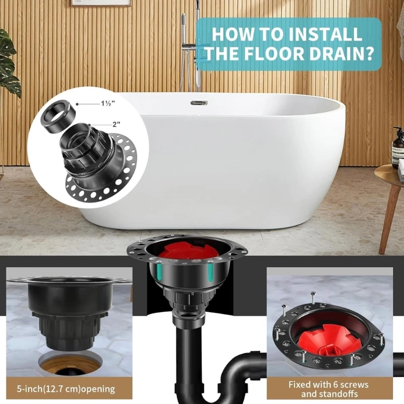 Bathtub Drain Rough Set Easy Installation Drain Systems Bath Drain Set Dropship