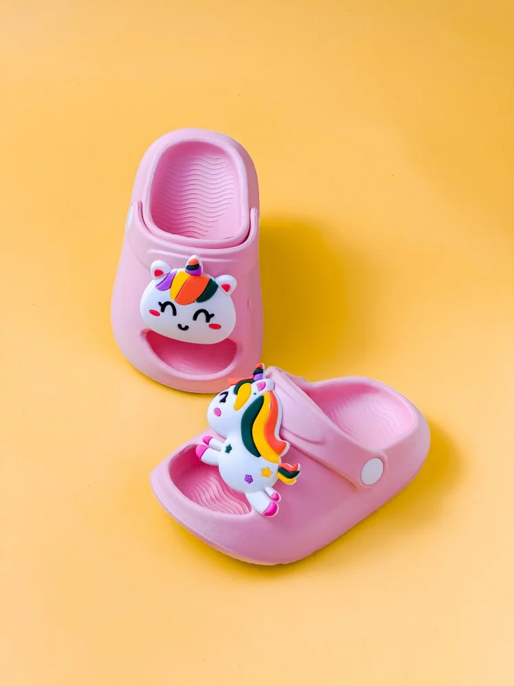 

Children's sandals summer new cute cartoon soft-soled baby slippers for men and women wear-resistant slippers
