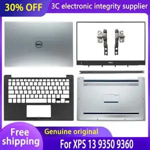 New Laptop Case for DELL XPS 13 9350 9360 LCD Back Cover/Front  Bezel/Palmrest/Bottom Case/Hinges 0V9NM3 0114PC 043WXK 057JH8 - AliExpress 7