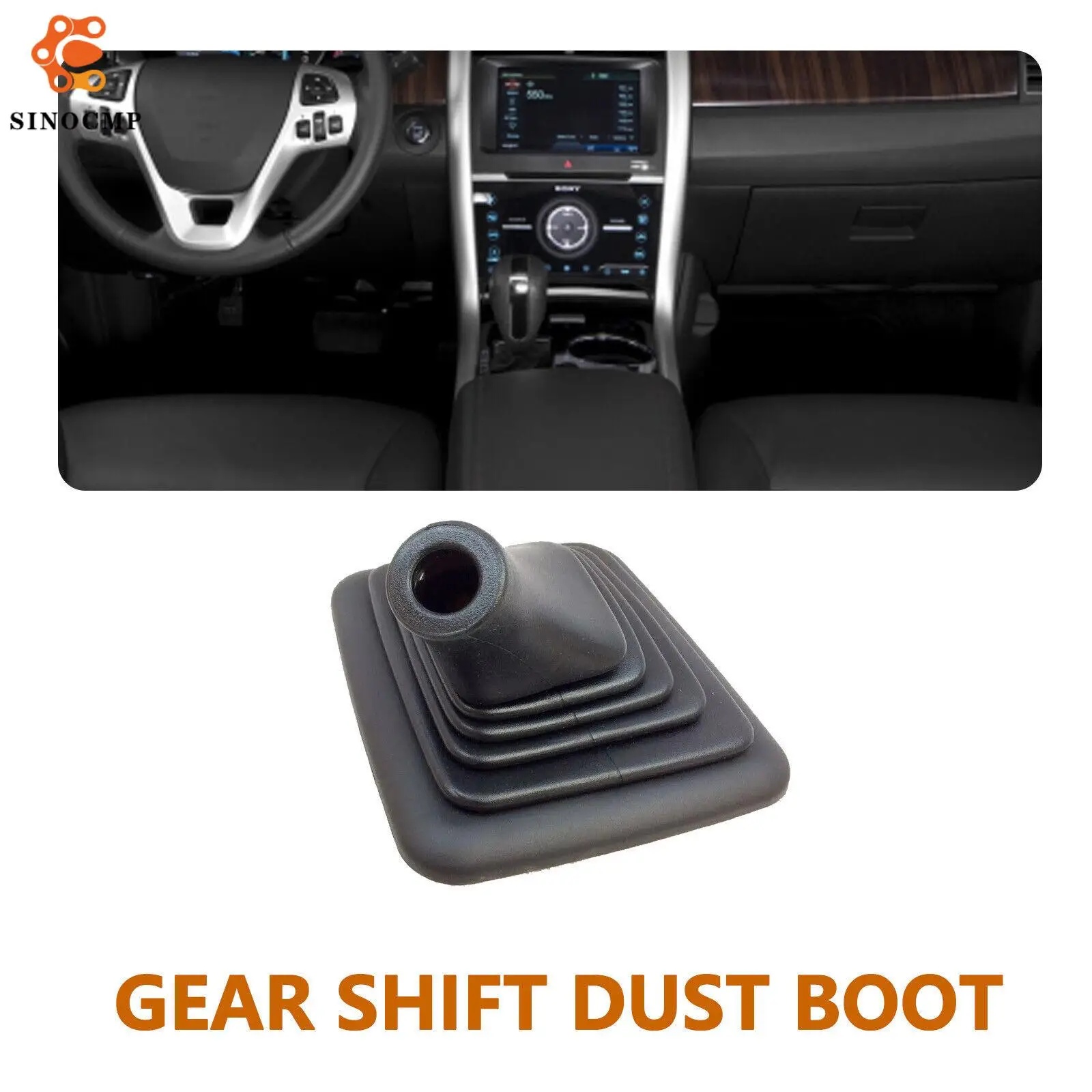 

Outer Diesel Shifter Lever Shift Boot Cover F5TZ-7277-A For Ford F-150 F-250 F-350 Super Duty Car Gear Shift Accessories