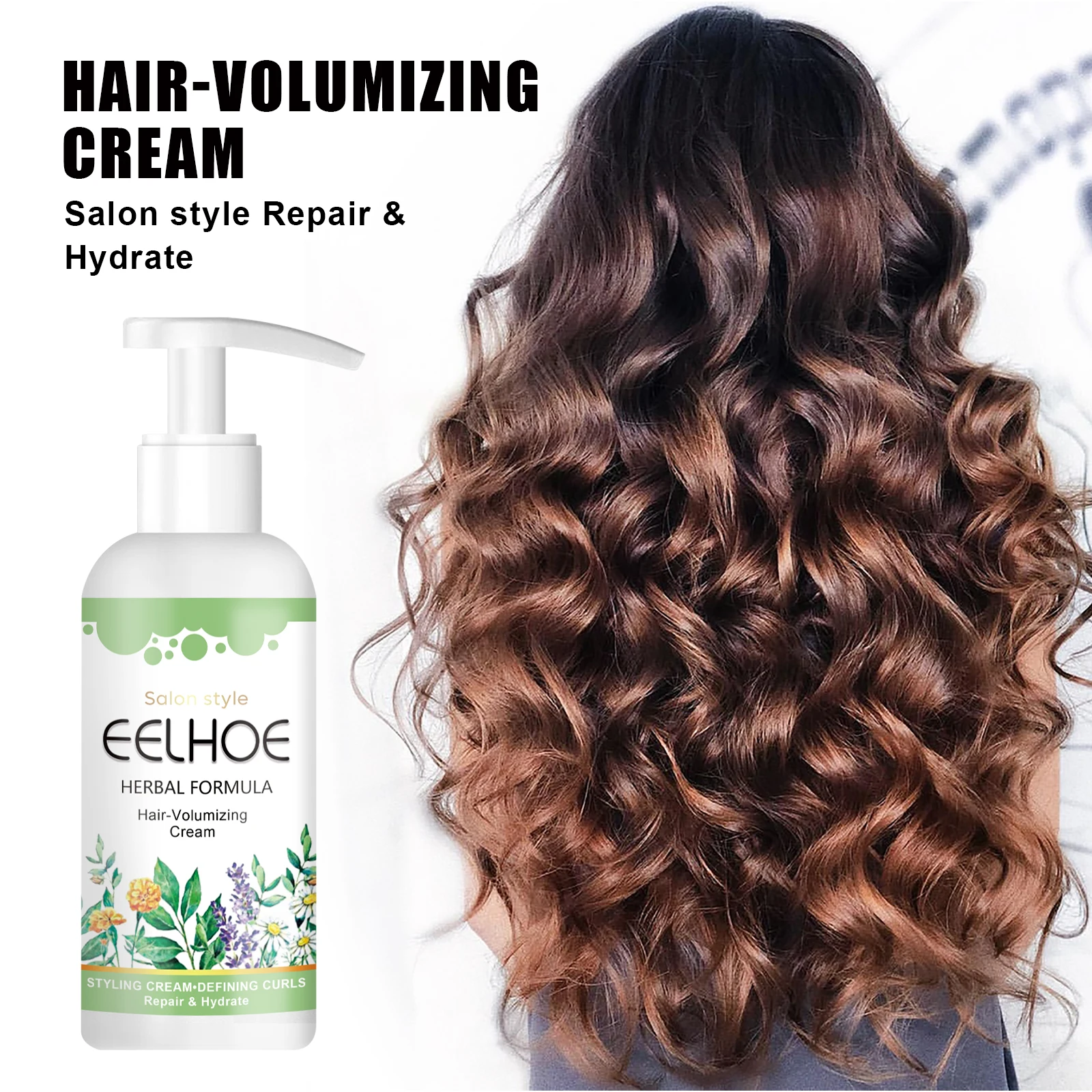 

Keratin Curly Hair Elastin Improve Hair Brightness Smooth Frizzy Hair Prevent Dryness Moisturize Shape Fluffy Hair Care Products