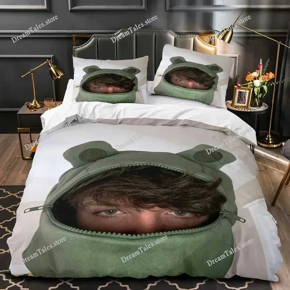 

3D Print Karl Jacobs Bedding Set Boys Girls Twin Queen Size Duvet Cover Pillowcase Bed Kids Adult Fashion Home Textileextile741