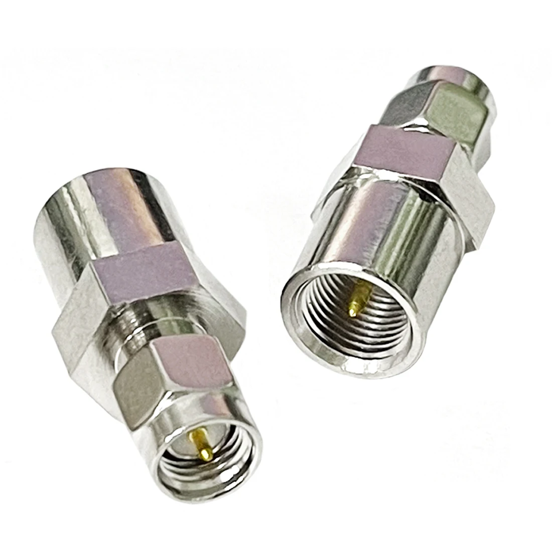 1pc New SMA Male Plug to FME Male Plug  RF Coax Adapter Convertor Straight Nickelplated Wholesale