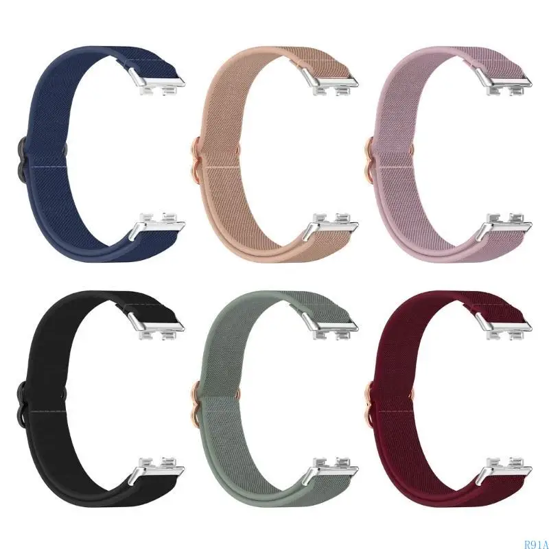 R91A 밴드 8 9 10 팔찌 조절 가능한 스포츠 워치 밴드 편안한 착용